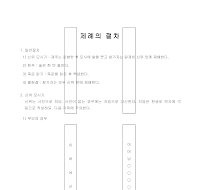 제례의절차 제례의절차